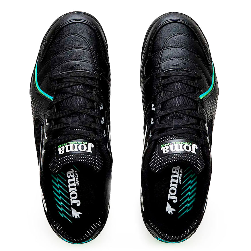 Joma Chuteira DRIS2501TF PretoVerde Sint -1-